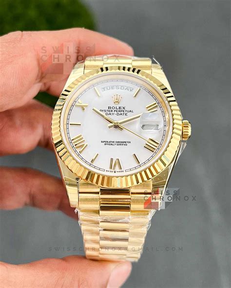 gold watch for men rolex|rolex day date 40 yellow gold.